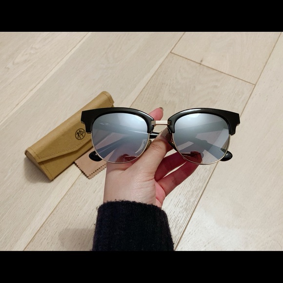 Unisex eyebrow mirror lenses sunglasses - Picture 1 of 4